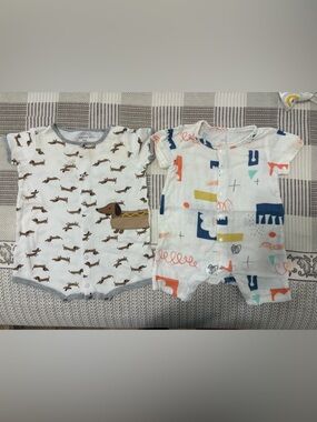 Unbranded Kids Sleeveless Romper Set m 6-9 month